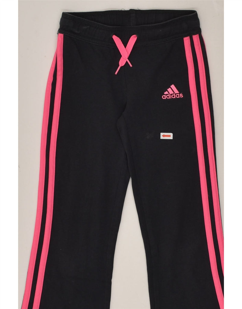 ADIDAS Girls Tracksuit Trousers 4-5 Years Grey Cotton | Vintage Adidas | Thrift | Second-Hand Adidas | Used Clothing | Messina Hembry 