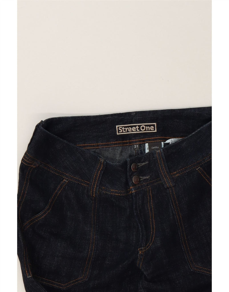STREET ONE Womens Bootcut Jeans W31 L31 Navy Blue Cotton Vintage Street One and Second-Hand Street One from Messina Hembry 