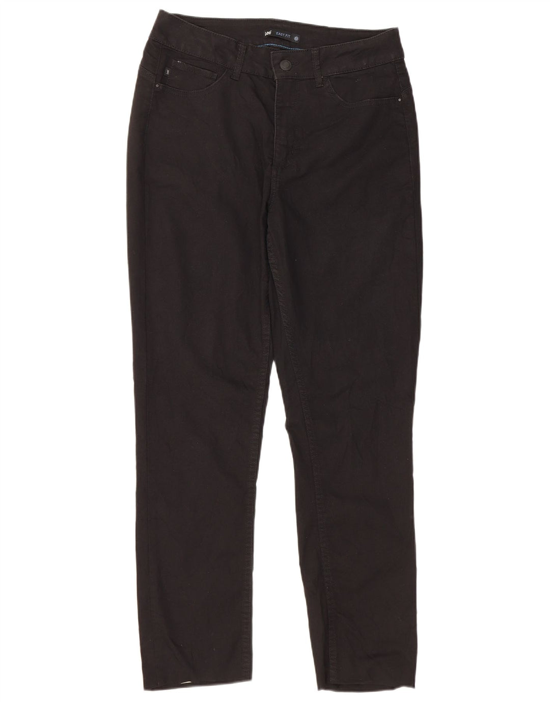 LEE Womens Easy Fit Slim Casual Trousers W34 L29 Black