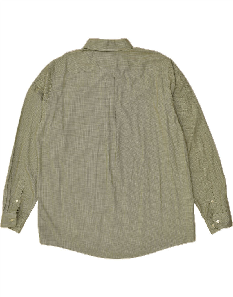 EDDIE BAUER Mens Relaxed Fit Shirt XL Grey Check Cotton | Vintage Eddie Bauer | Thrift | Second-Hand Eddie Bauer | Used Clothing | Messina Hembry 