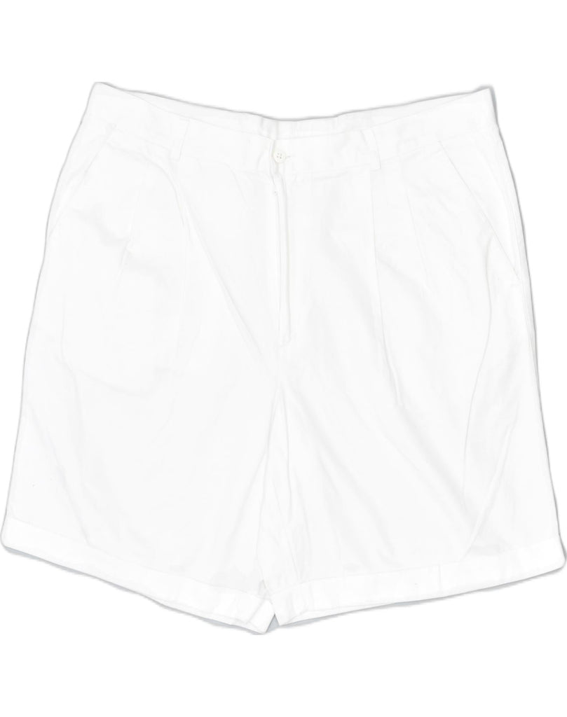 NAVIGARE Womens Chino Shorts W40 2XL White Cotton Classic | Vintage | Thrift | Second-Hand | Used Clothing | Messina Hembry 