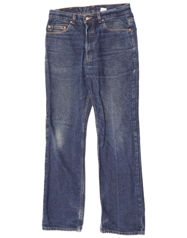 Levi's Mens 517 Bootcut Jeans W34 L34 Blue Cotton