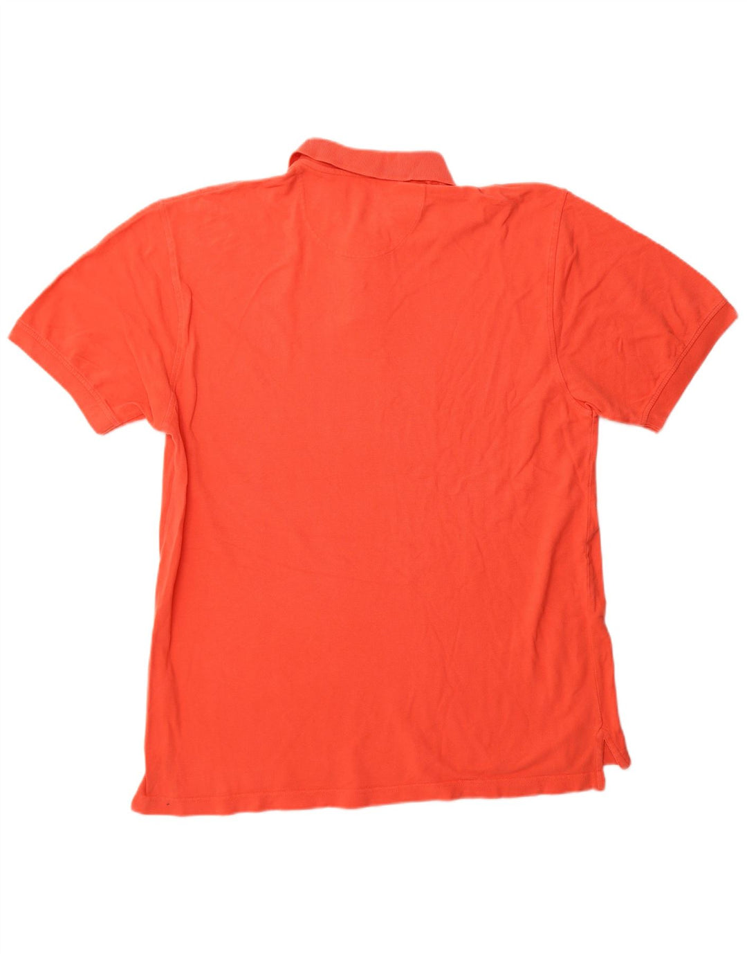 Izod Mens Polo Shirt Large Orange Cotton
