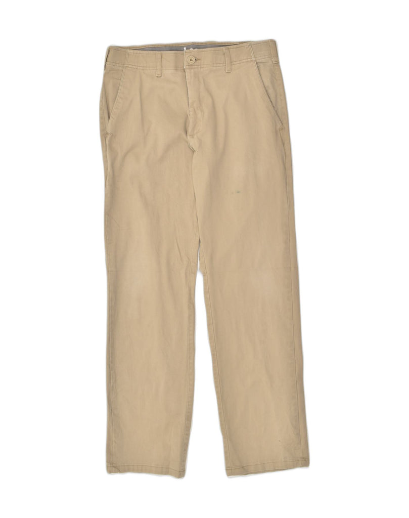 LEE Mens Regular Straight Chino Trousers W34 L32 Beige Cotton | Vintage Lee | Thrift | Second-Hand Lee | Used Clothing | Messina Hembry 