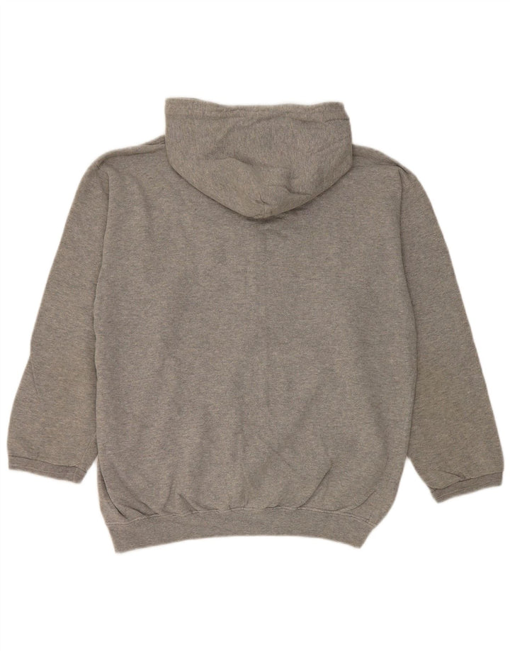 Champion Boys Graphic Zip Hoodie Sweater 13-14 Years Grey