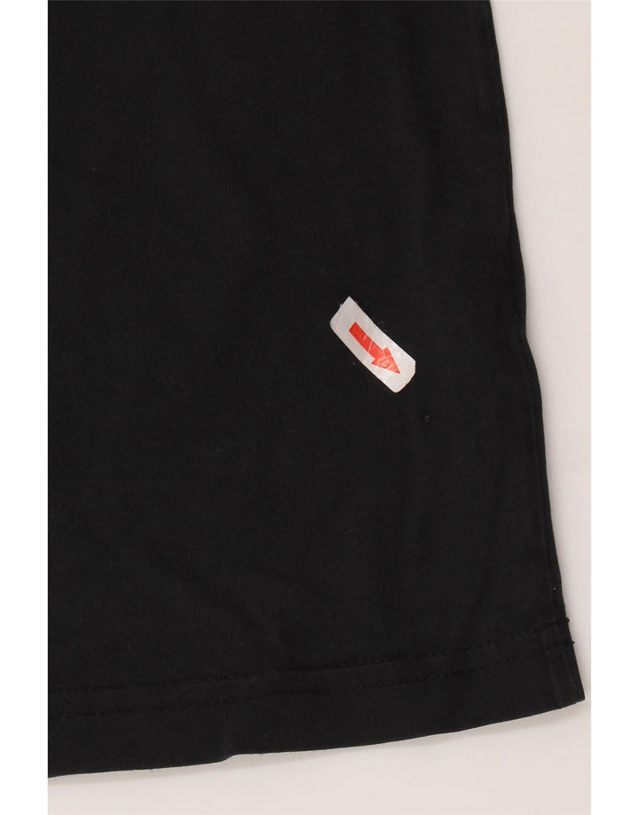 HUGO BOSS Mens T-Shirt Top Medium Navy Blue Cotton