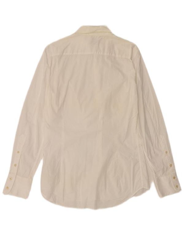Diesel Mens Shirt Medium White Cotton