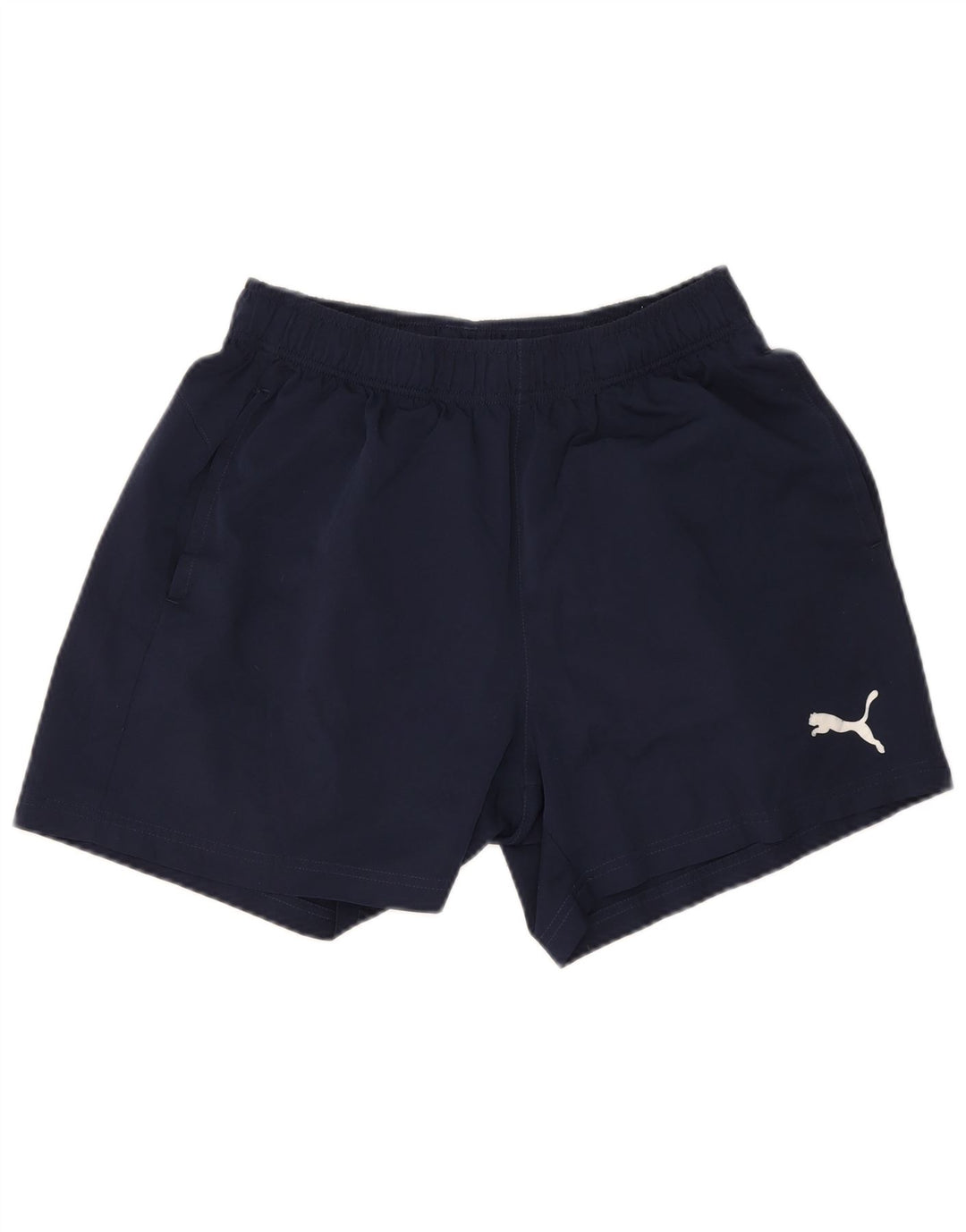 Puma Mens Sport Shorts Large  Navy Blue Polyester