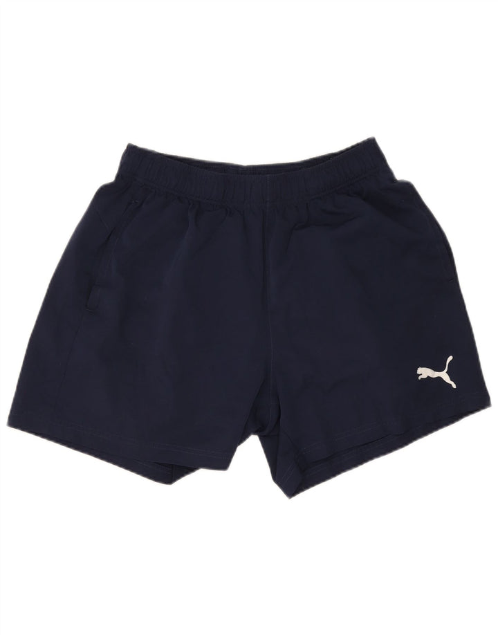 Puma Mens Sport Shorts Large  Navy Blue Polyester