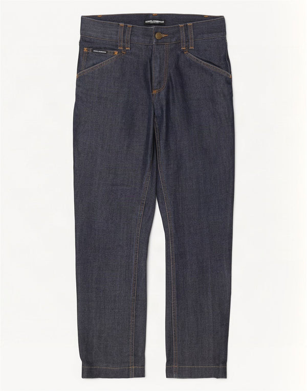 Dolce & Gabbana Womens Slim Jeans IT 46 Large W30 L29 Navy Blue Cotton