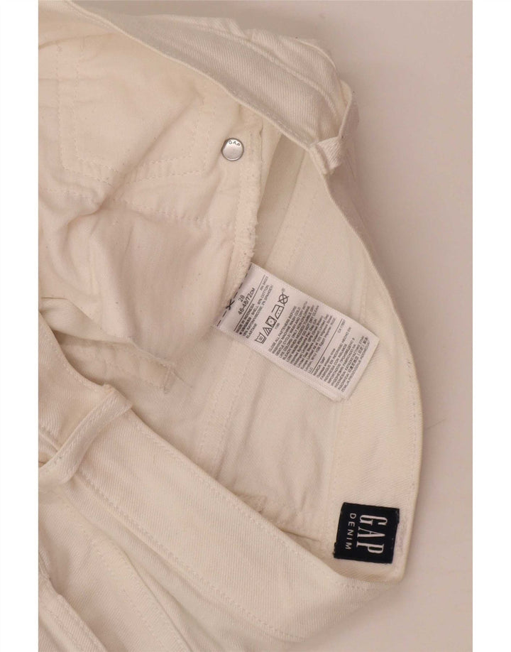 Gap Womens Straight Jeans W28 L27 White Cotton