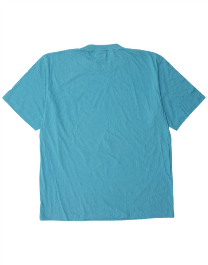 FILA Mens T-Shirt Top XL Blue Cotton