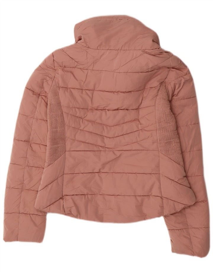 Zara Womens Padded Jacket UK 14 Medium Pink