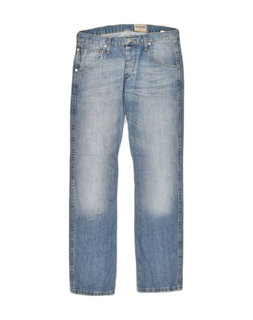WRANGLER Mens Spencer Straight Jeans W31 L34  Blue Cotton | Vintage Wrangler | Thrift | Second-Hand Wrangler | Used Clothing | Messina Hembry 