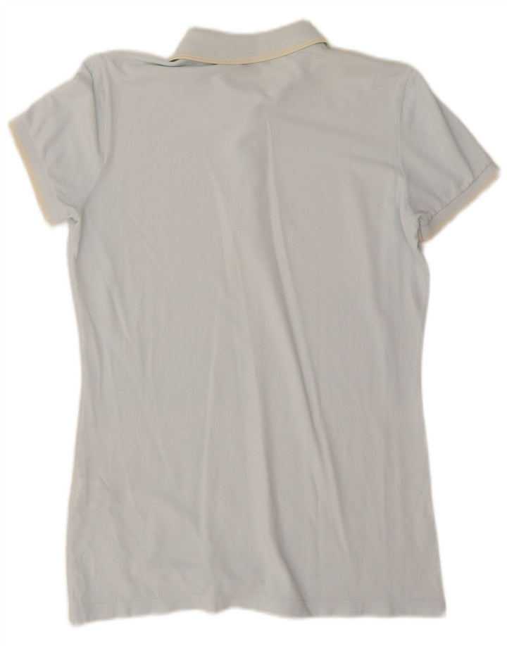 Fred Perry Womens Polo Shirt UK 16 Large Blue Cotton