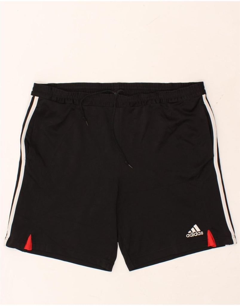 ADIDAS Mens Sport Shorts XL Black | Vintage Adidas | Thrift | Second-Hand Adidas | Used Clothing | Messina Hembry 