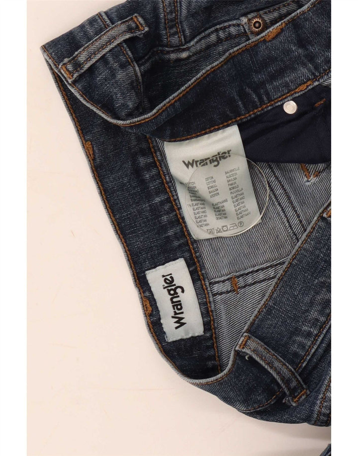 Wrangler Mens Texas Straight Jeans W36 L34 Blue Cotton