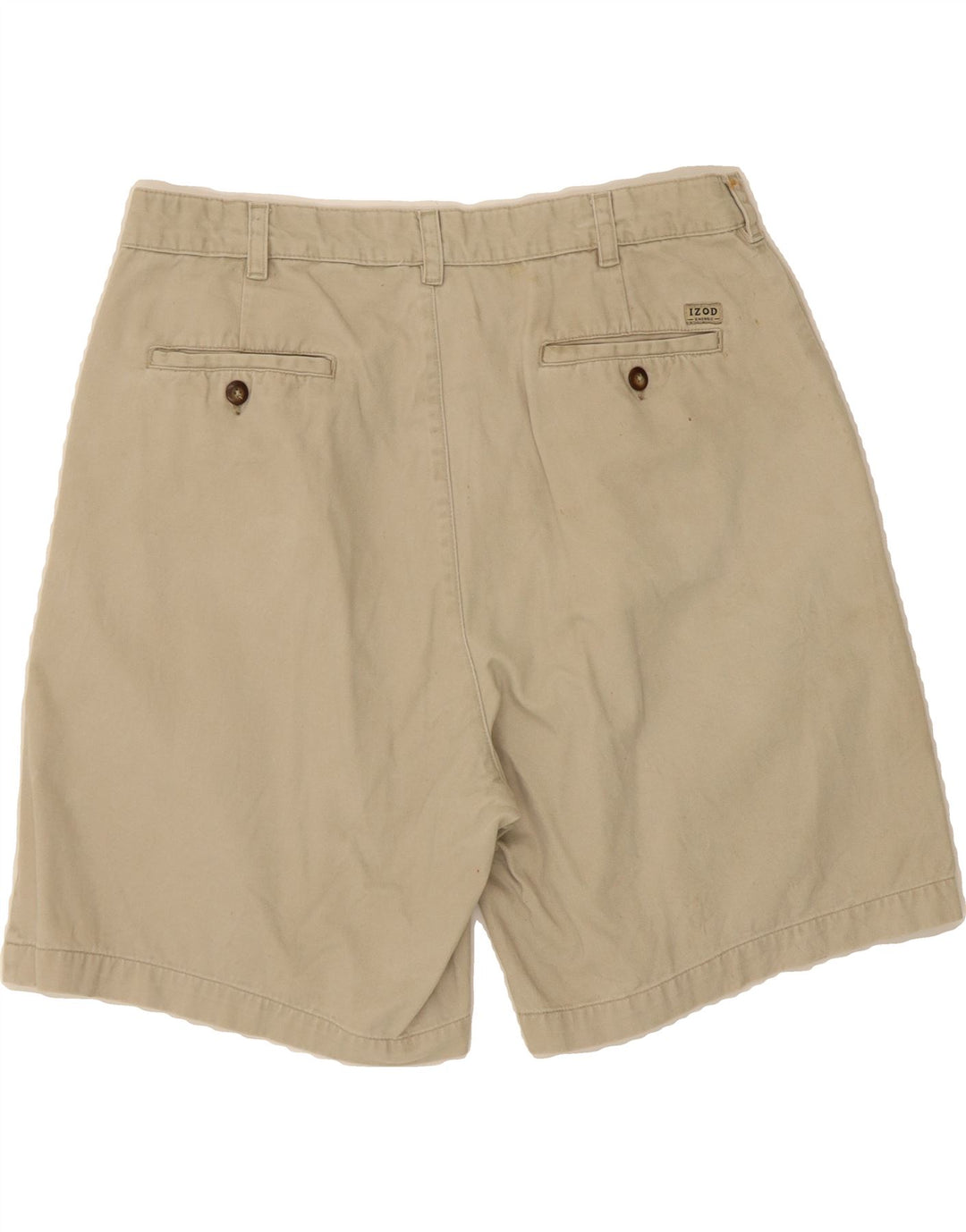 IZOD Mens Chino Shorts W36 Large  Beige Cotton Vintage Izod and Second-Hand Izod from Messina Hembry 