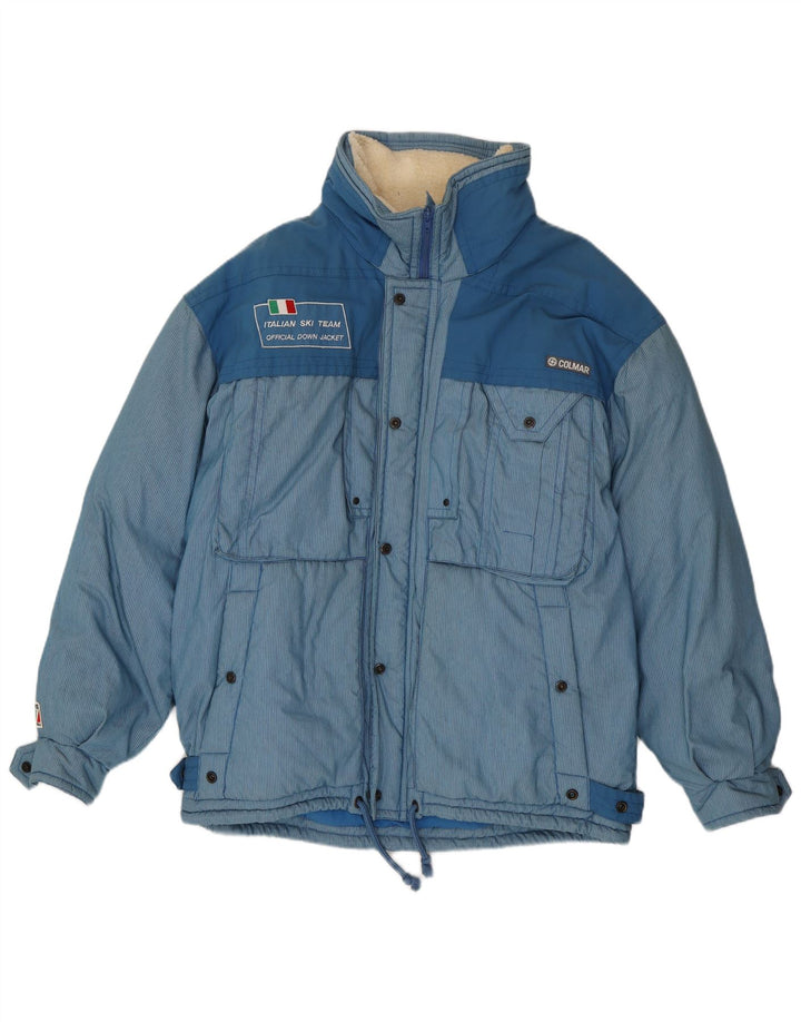 Colmar Mens Italia Ski Jacket IT 54 Large Blue Colourblock