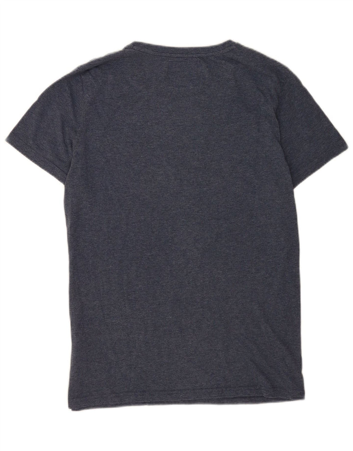 Superdry Mens T-Shirt Top Large Blue Cotton