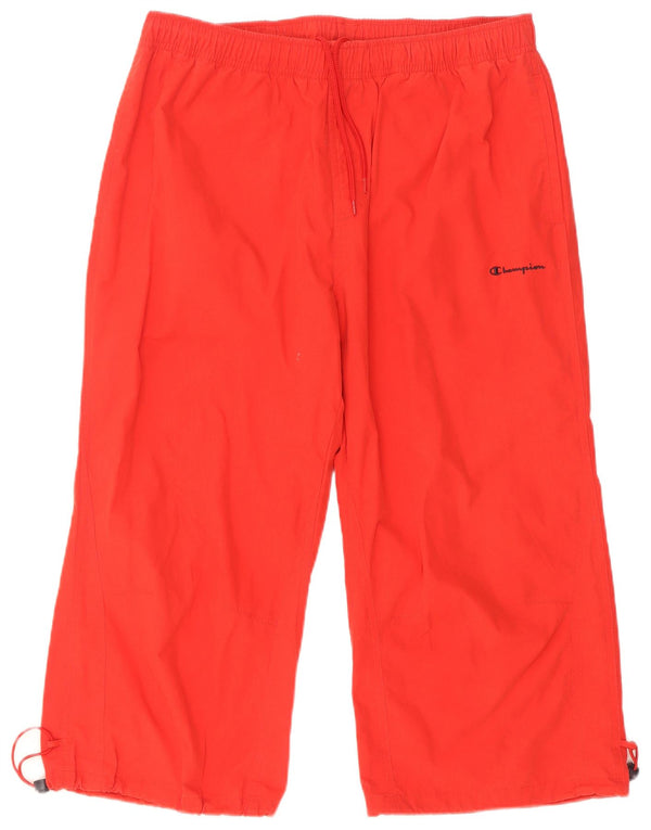 Champion Womens Tracksuit Trousers UK 18 XL Red Cotton