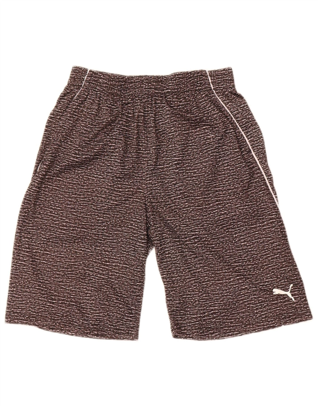 Puma Boys Sport Shorts 14-15 Years Large Black Flecked Polyester Sports