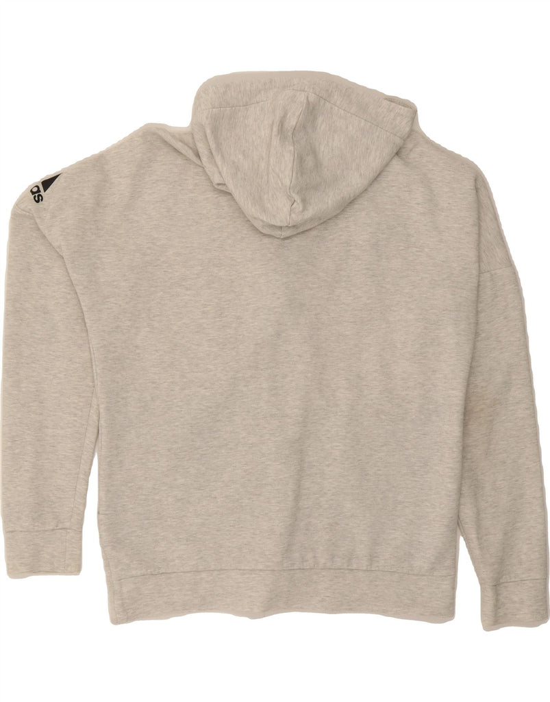 ADIDAS Mens Zip Hoodie Sweater XL Grey Vintage Adidas and Second-Hand Adidas from Messina Hembry 