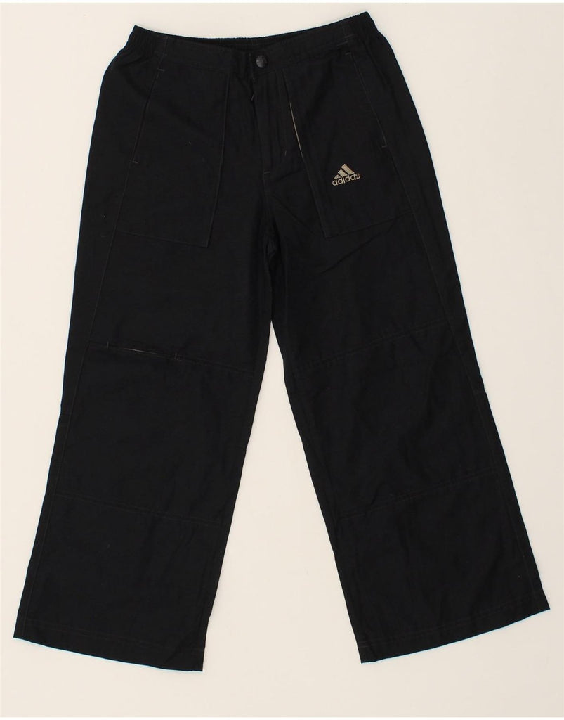 ADIDAS Boys Straight Chino Trousers 5-6 Years W22 L22 Navy Blue | Vintage Adidas | Thrift | Second-Hand Adidas | Used Clothing | Messina Hembry 