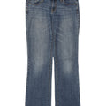 Mossimo Womens Low Waist Bootcut Jeans US 8 Medium W32 L32 Blue Cotton