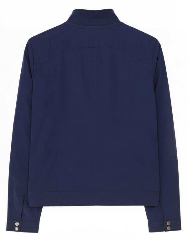 Geox Womens Respira Utility Jacket UK 12 Medium Navy Blue