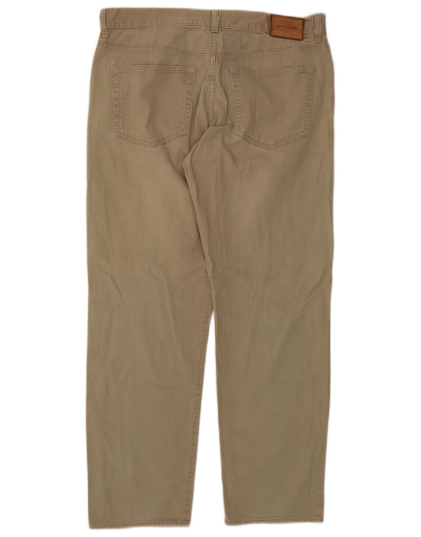Calvin Klein Mens Straight Jeans W34 L29 Beige