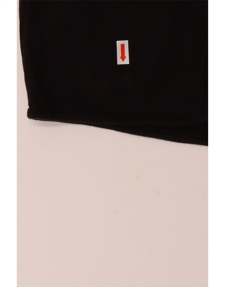 PUMA Womens Sport Shorts UK 8 Small  Black Cotton