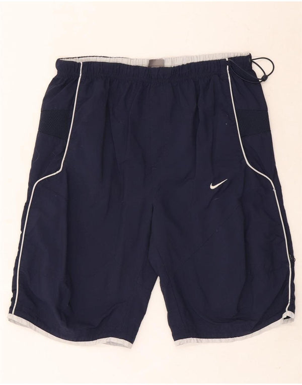 Nike Mens Sport Shorts Medium Navy Blue Nylon