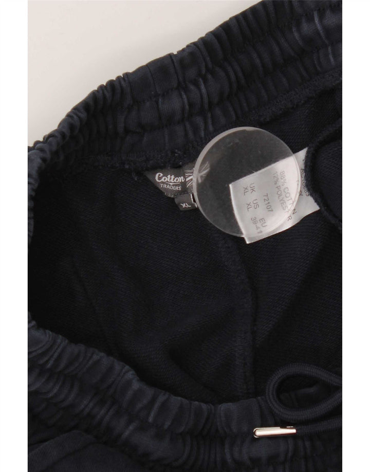 Cotton Traders Mens Cargo Tracksuit Trousers XL Navy Blue