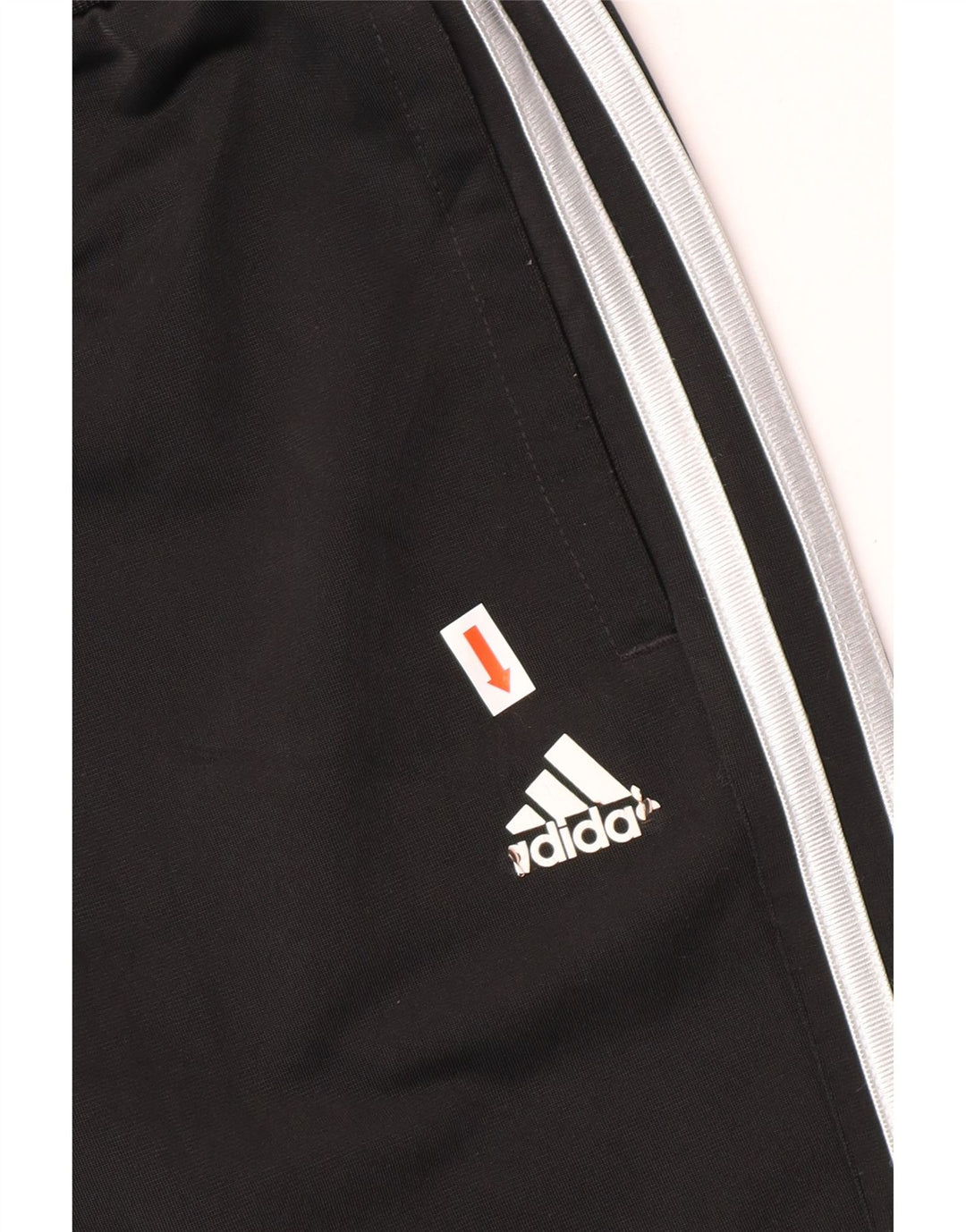 Adidas Boys Tracksuit Trousers Joggers 15-16 Years XL Black Polyester