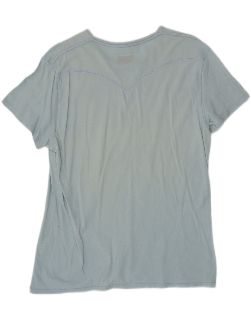 LEVI'S Mens Graphic T-Shirt Top Large Blue Cotton Vintage Levi's and Second-Hand Levi's from Messina Hembry 
