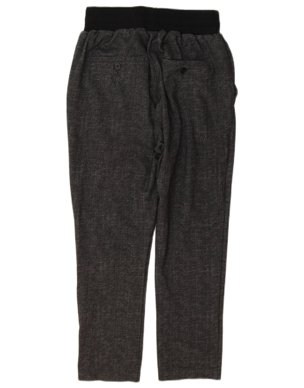 Zara Mens Cropped Trousers Medium W31 L24 Grey Polyester