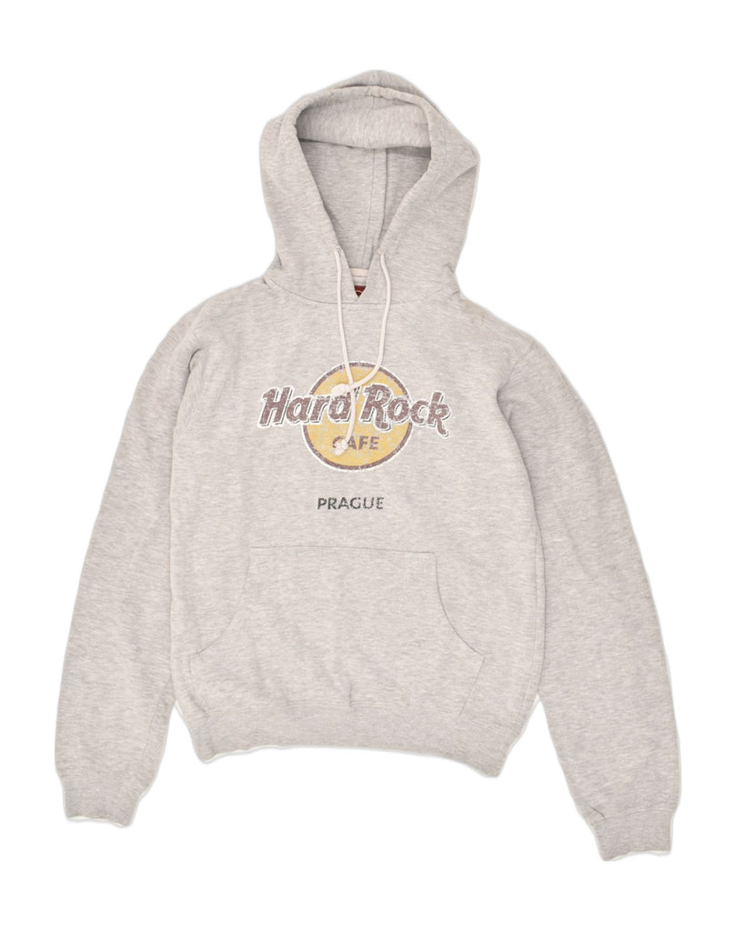 HARD ROCK CAFE Mens Prague Graphic Hoodie Jumper Medium Grey Cotton | Vintage Hard Rock Cafe | Thrift | Second-Hand Hard Rock Cafe | Used Clothing | Messina Hembry 