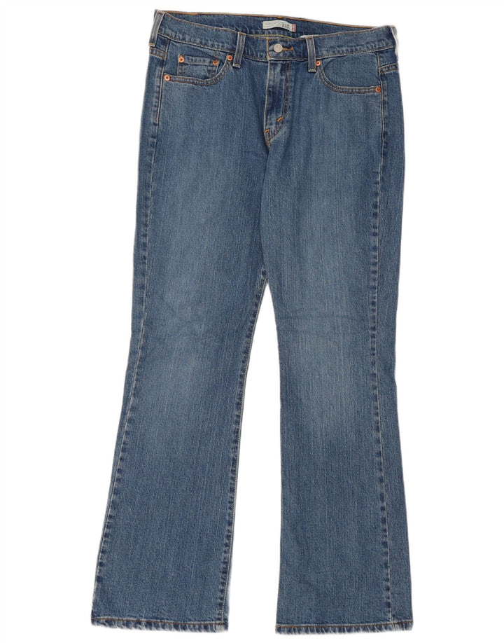 Levi's Womens 515 Bootcut Jeans US 12 Large W34 L32 Blue Cotton