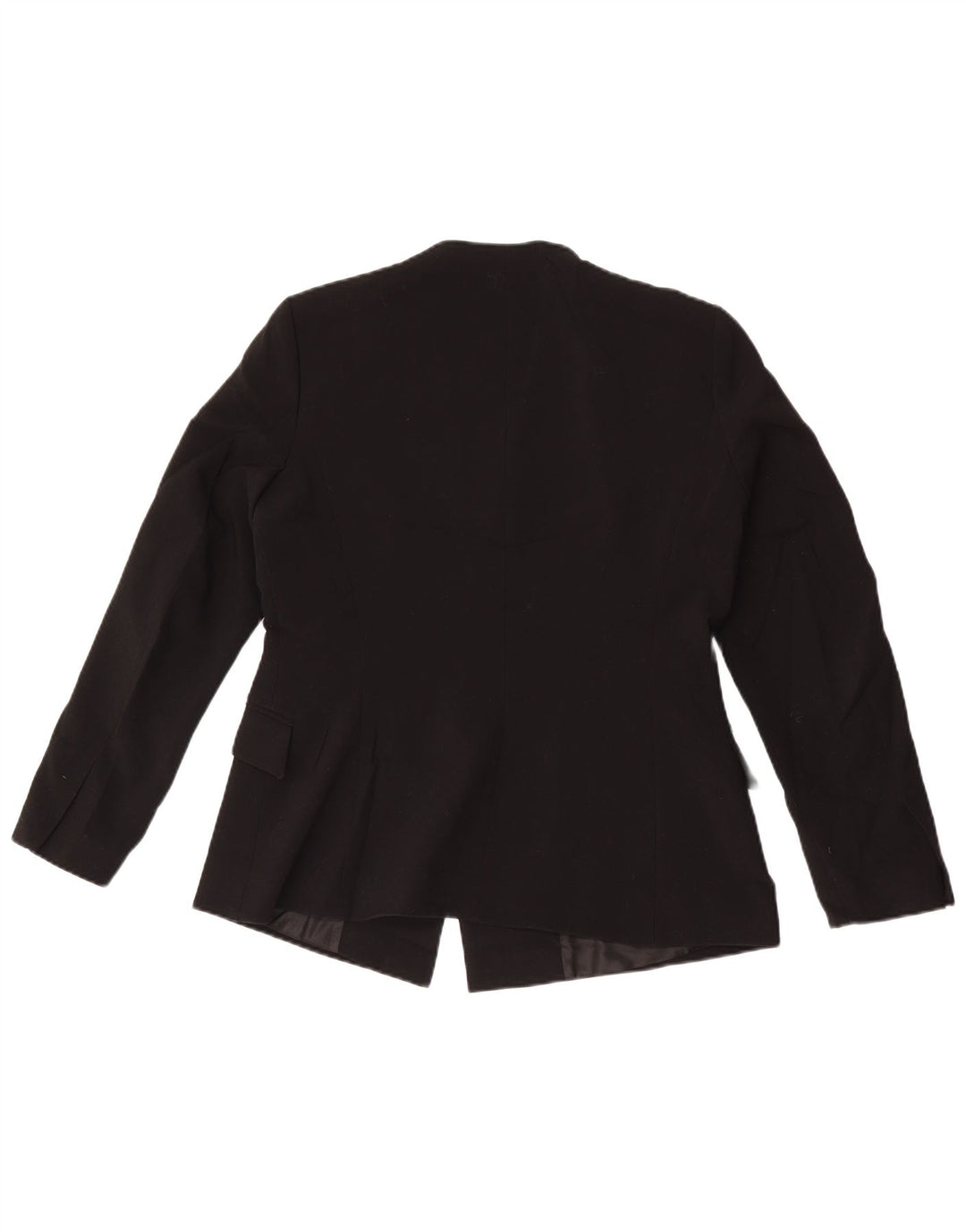 Zara Womens Blazer Jacket UK 16 Large Black Polyester