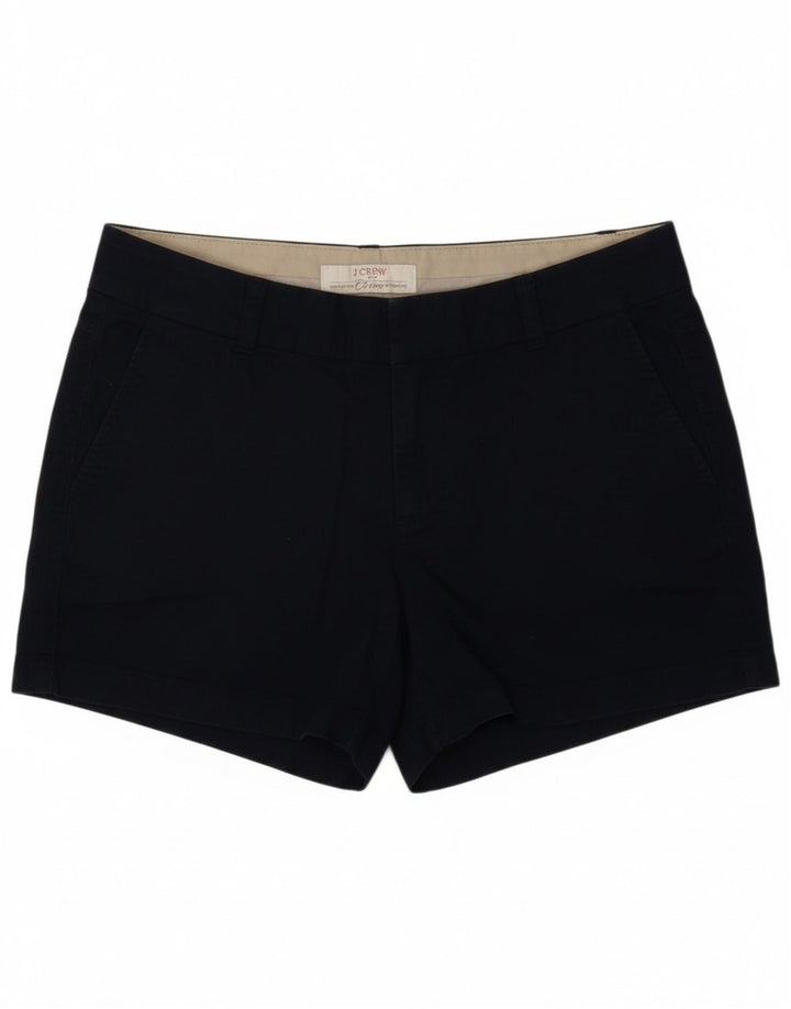 J. CREW Womens Broken In Chino Shorts US 6 Medium W32 Navy Blue Cotton