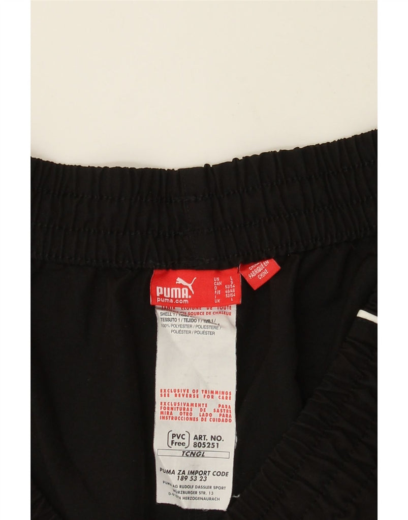 PUMA Mens Sport Shorts Large  Black Polyester Vintage Puma and Second-Hand Puma from Messina Hembry 
