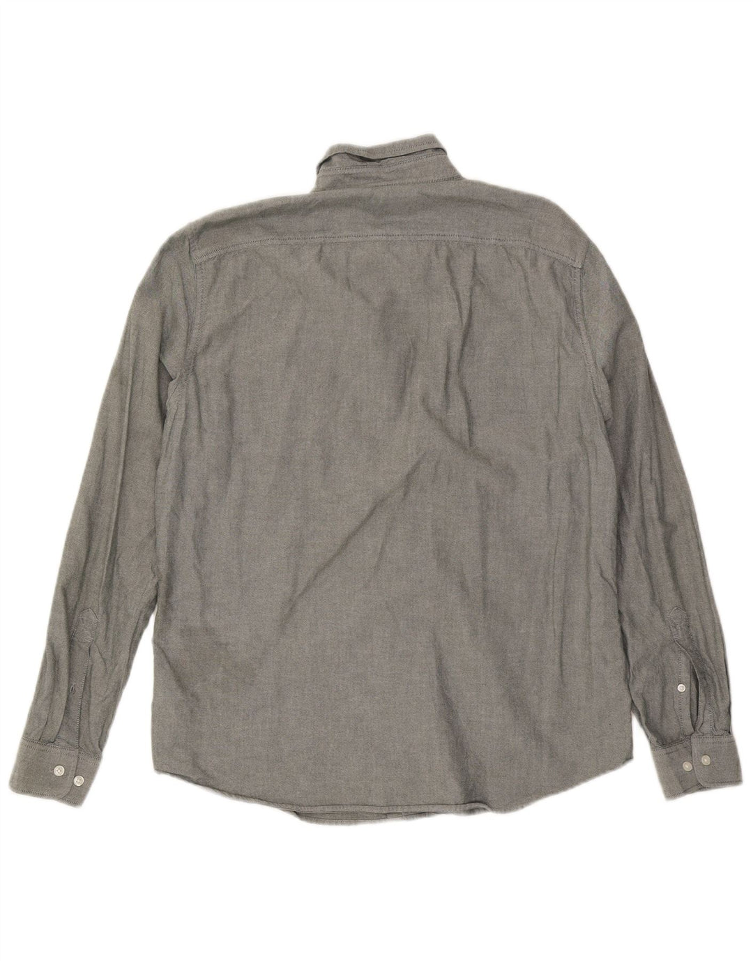 Timberland Mens Slim Fit Shirt Large Grey Cotton