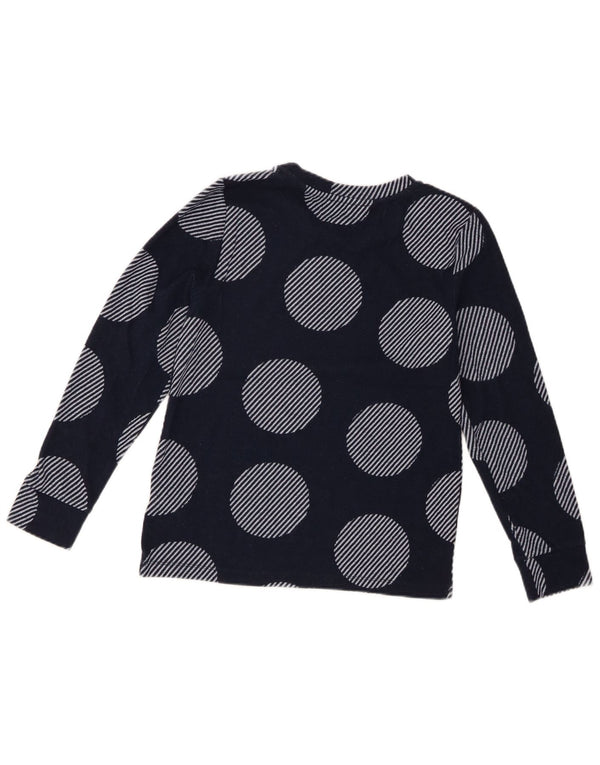 MARKS & SPENCER Womens Crew Neck Jumper Sweater UK 6 Small Navy Blue