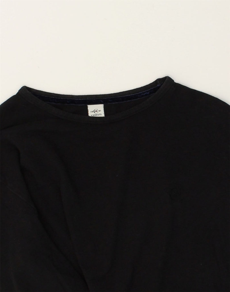 CERRUTI 1881 Womens Top Long Sleeve UK 18 XL Black | Vintage Cerruti 1881 | Thrift | Second-Hand Cerruti 1881 | Used Clothing | Messina Hembry 