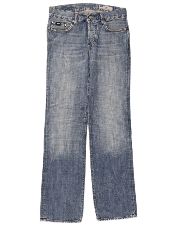 Gas Womens Straight Jeans W31 L34 Blue Cotton