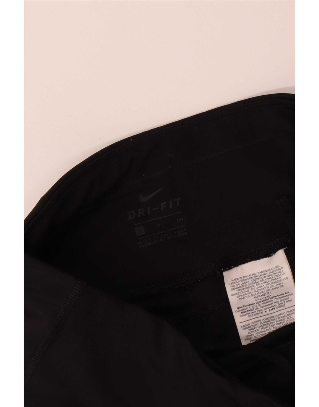 Nike Womens Dri Fit Leggings UK 8 Small Black Polyester