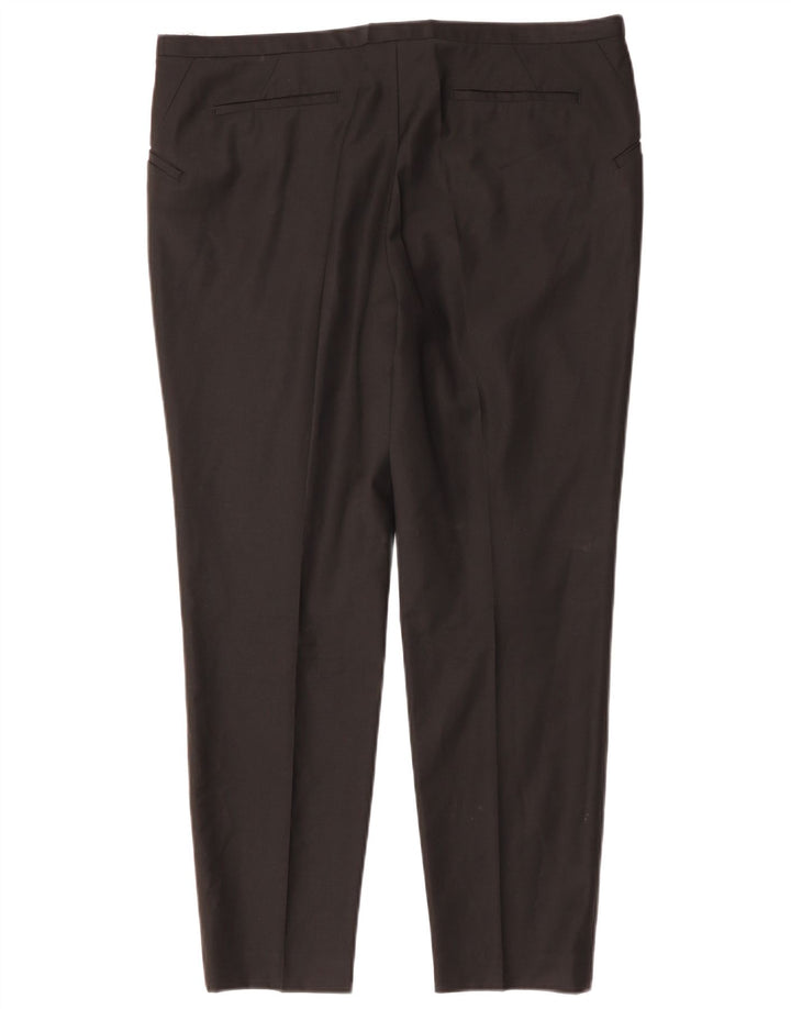 TED BAKER Womens Straight Casual Trousers W38 L29 Black