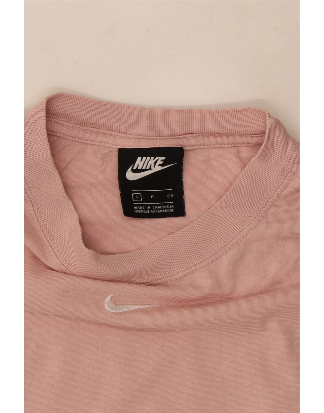 Nike Mens T-Shirt Top Small Pink