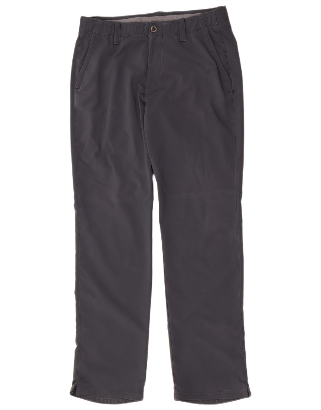 Under Armour Mens Regular Chino Trousers W34 L34 Grey Polyester